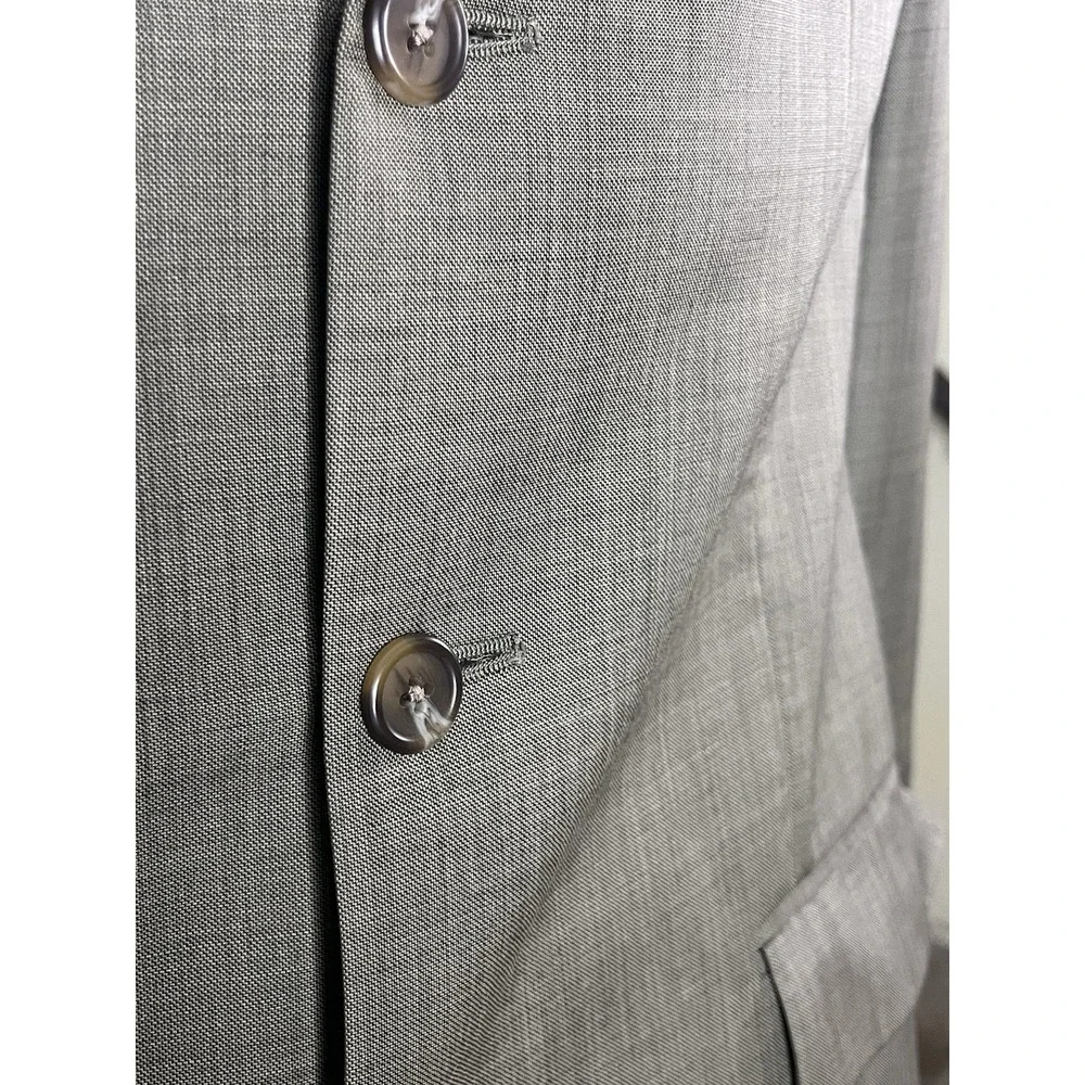 RALPH Ralph Lauren Mens Blazer Jacket Sz 40R Sandy Beige 100% Wool Sport Coat